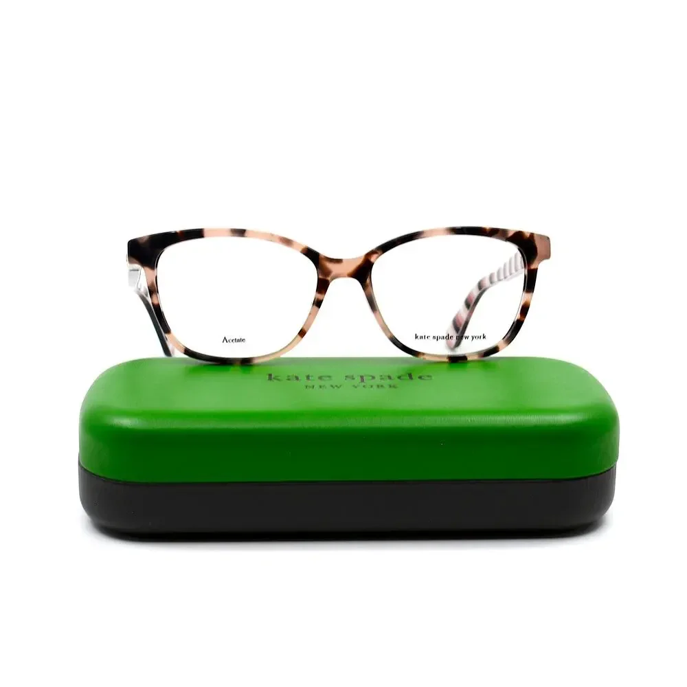 NEW KATE SPADE EMILYN HT8 PINK HAVANA AUTHENTIC EYEGLASSES FRAME